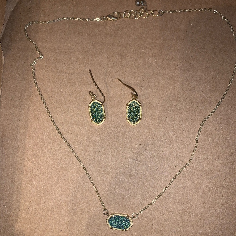 Matching necklace & earrings